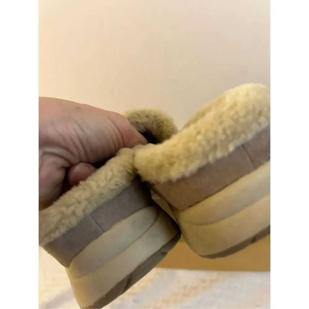 Easy‎ Spirit 8.5 Sephoenixtj shoes mules suede fur trim